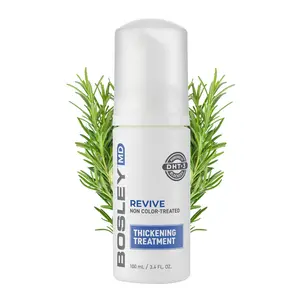 Bosley MD Revive Thickening Treatment For Non Color Treated Hair - DHT Blocking Formula with Pumpkin Seed Extract & Soy Proteins