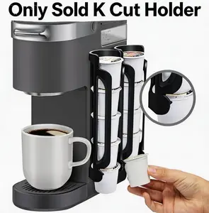 [Only Holder] 2 Pack K Cup Holders，K Cup Holder for Keurig,Coffee Pod Holders for Keurig, Kcup Holders, Space Saving K pod Storage | Organizer, Perfect for Counters Small Space-Exclude Coffee Makers or Coffee Capsules