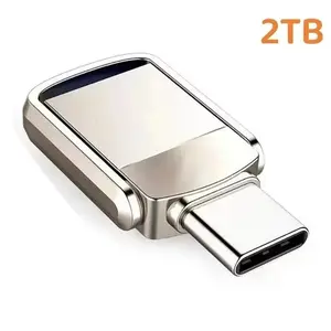 USB Flash Drive 2tb 3.2 Type C Pen Drive, 256GB 1tb 2tb Storage, for PC Smartphone, New Model, High Capacity External Memory Device