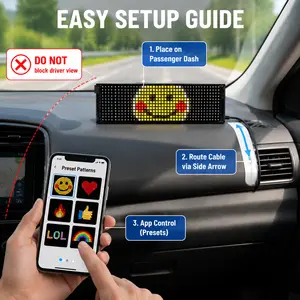 Programmable LED display screen
