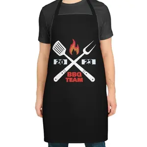 Custom Year BBQ Team Apron Kitchen