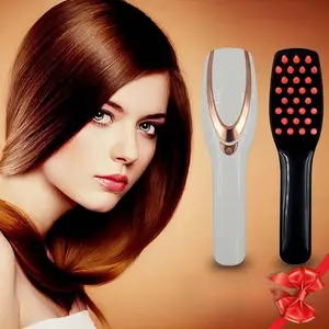 Electric Massage Comb Head Massager Scalp Care Instrument Vibration Color Light Hair Brush Valentine's Day Gift