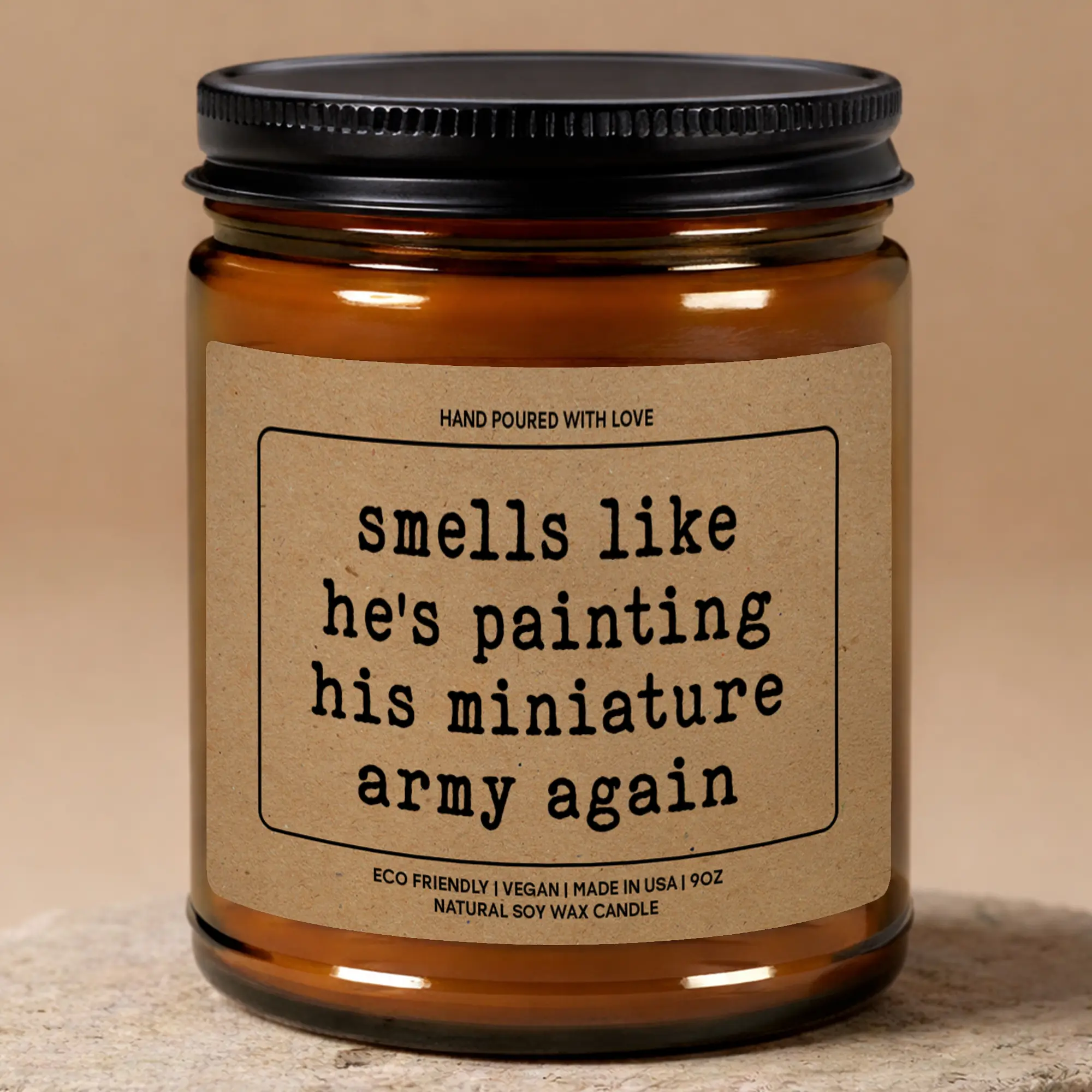 MAKEAGIFT Funny Gamer Candle, Miniature Painting Gifts, Nerd Humor Candles, Joke Candle Gift, Gamer Boyfriend Gift, Funny Gift For Him