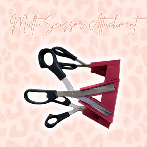 Multi Scissor Turner Attachment | Epoxy Curing Holder for 3 Scissors | Glitter Scissor Spinner Tool | Turner Arm Craft Accessory