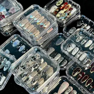 Mystery Press-on Nails Grab Bag - Fun & Stylish Nail Sets for Easy Application Salon-Quality Look Reusable Gift for Nail Lovers