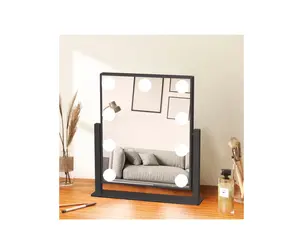 DAYBETTER Vanity Mirror with Lights,3 Color Lighting Modes,360°Ratation and Detachable 10x Magnification Mirror for Make up