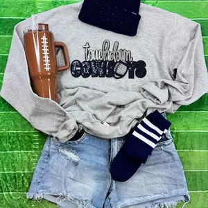Touchdown Cowboys Sequin Patch