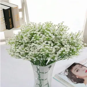 Artificial Flowers, Fake Full Bloom Bouquets, Home Decor, Desktop Decoration, DIY Floral Arrangement, Wedding Party Decorations