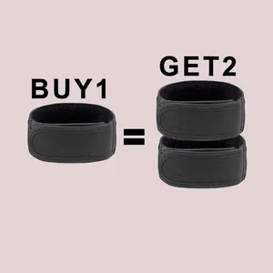 2-Pack Black Unisex Elastic Outdoor Velcro Belt |Breathable Buckle-Free Design | Convenient &Comfortable 2025 new year gift pant accessory