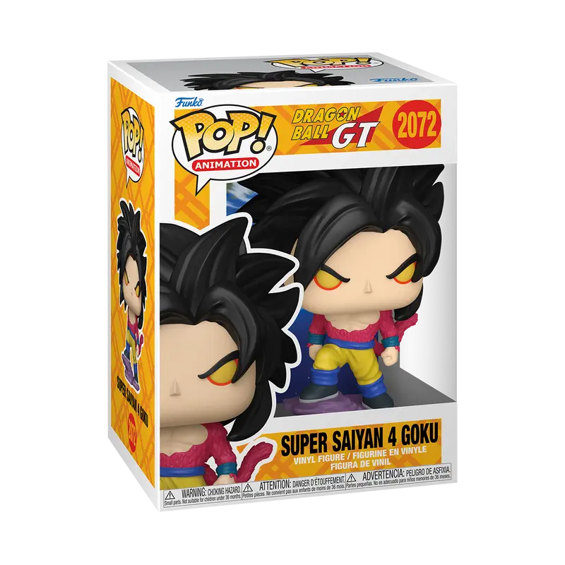 Funko POP Animation: Dragon Ball GT - SS4 Goku vRare Pop Protector Included