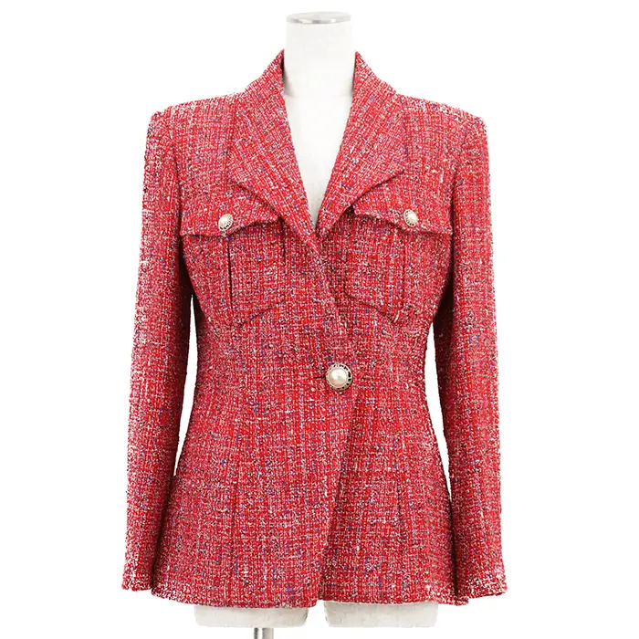 Pre-owned CHANEL Tweed Small Leather Goods Tailored Jacket