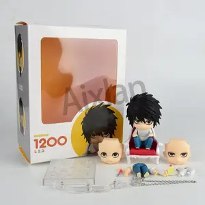 10cm Q Version Anime DEATH NOTE Figure Yagami Light L Lawliet PVC Action Figure Model Collectible model Toys Kid Gift
