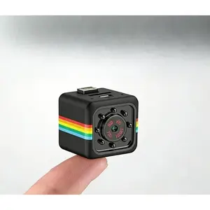 Compact 1080p HD Micro Action Camera, 30fps Sports DV with Outdoor Night Vision, 128GB Storage Support