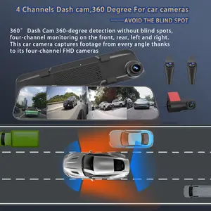 This ENDS Road Debates! 12" Touch Screen Captures EVERYTHING Around Your Car. Automotive Video Recorder Automotive Dashcam