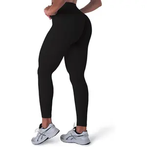 Women's Hidden Butt Lifting Leggings No Front Seam High Waist Yoga Pants with Tummy Control Workout Gym Running Casual2026