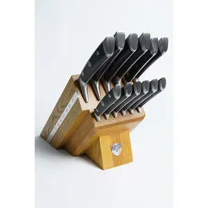 12-Piece Block Set | Black Handles | Gladiator Series | NSF Certified | Dalstrong ©