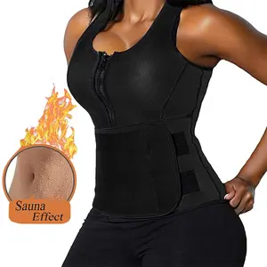 Plus size Waist Trainer Women gaine ventre plat Sweat Vest Sauna shapewear body shaper  weight loss Neoprene tummy Slim gaine