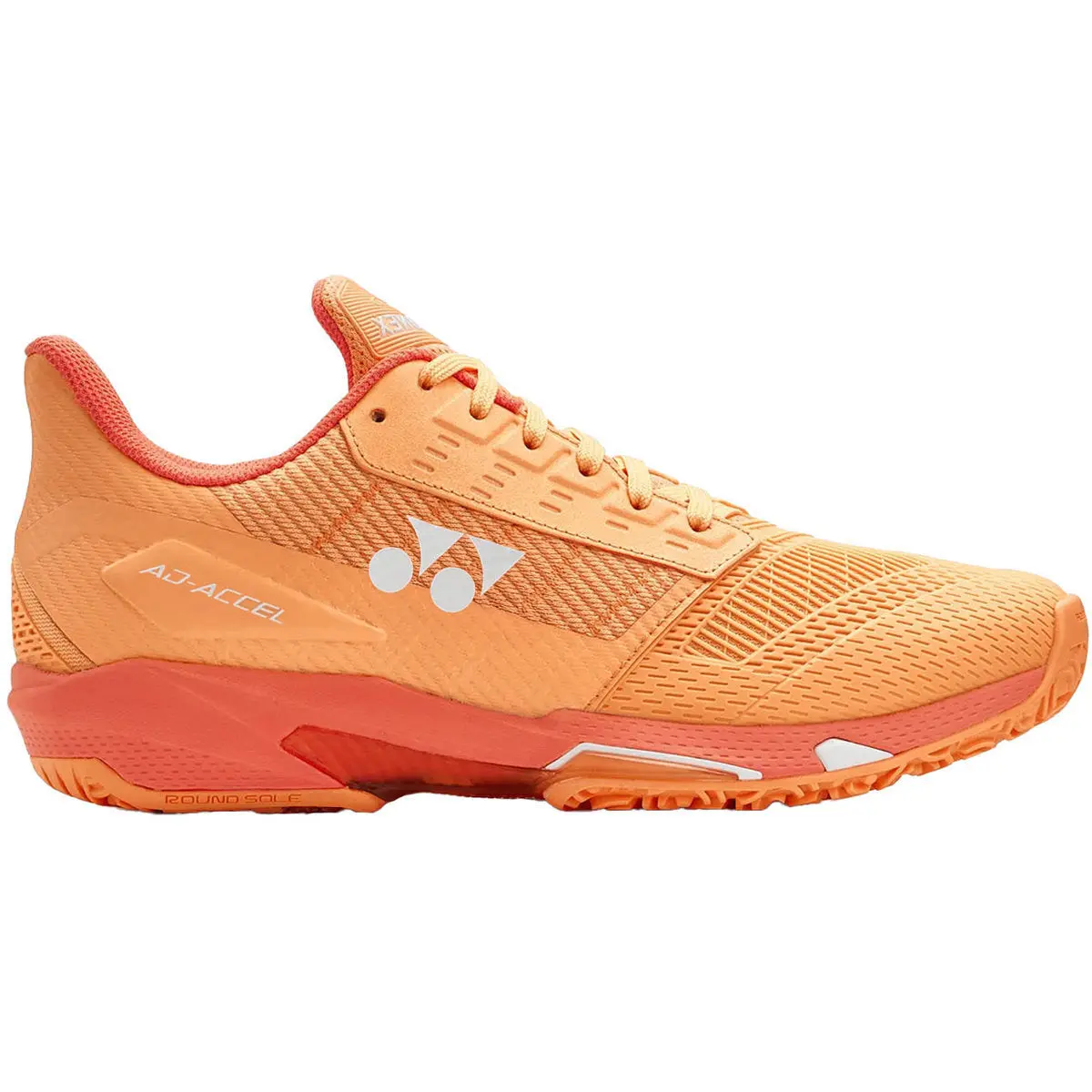Yonex Women’s Power Cushion AD-ACCEL Clay Tennis Shoes (Sherbet Orange)