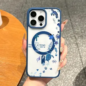 Premium Magnetic Case for iPhone11/12/13/14/15/16/promax Turtle Cross MagSafe Ready,Anti-Fall,Ultra-Thin Design|Perfect for Everyday Use