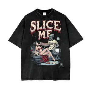 Aonaran Graphic Acid Wash Oversize T-Shirt