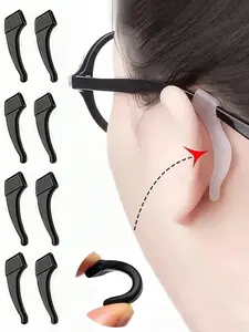 Anti-slip Silicone Glasses Ear Hook, Transparent Glasses Ear Hook, Fashion Accessories for Women & Men, Daily Use, Glasses Grips