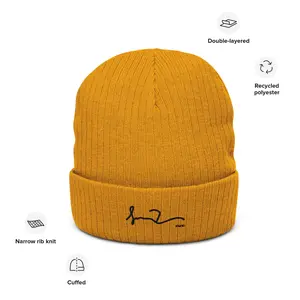 SJ STUDIO - 'Signature' - Ribbed knit beanie