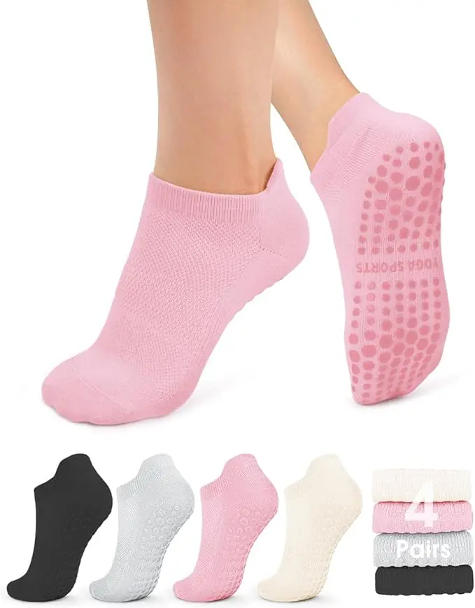 Women's non-slip Pilates socks (with non-slip pads) yoga socks barefoot fitness socks sports socks Women's non-slip Pilates socks (with non-slip pads) yoga socks barefoot fitness socks sports socks