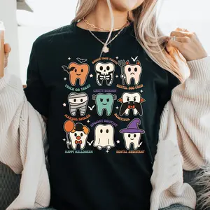 Comfort Colors Halloween Dental Office Shirt, Dental Hygienist shirt, Funny shirt for dentist, Dental Assistant Sweatshirt Gift
