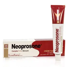 Neoprosone, Skin Brightening Cream | 1.7 Fl oz / 50 ml | Fade Dark Spots on: Face, Elbows, Knees, Body | with Alpha Arbutin, Lactic Acid, Castor Oil