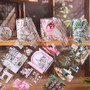 1 Roll Pet Tape, Plant Home Series Decorative Tape for Journals & Water Bottles, Perfect for DIY Crafts & Scrapbooking Projects, Scrapbook Page