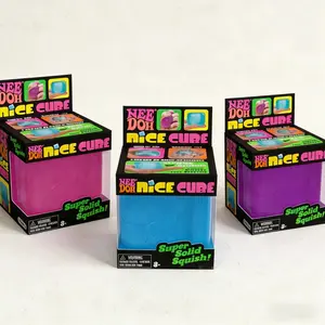 A Drop of Calm in the Palm of Your Hand. This ice cube-inspired squishy offers a satisfyingly soft squeeze with a cool, refreshing vibe. Available in blue, pink, and purple—perfect for melting stress away anytime, anywhere.