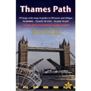 USED-Thames Path: Thames Head to London - Includes 99 Large-Scale Walking Maps & Guides to 98 Towns and Villages - Planning, Places to S by Newton, Joel (Paperback)
