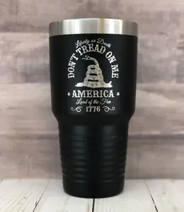 Liberty 30oz Tumbler - Laser Etched Design for Kitchenware and Drinkware