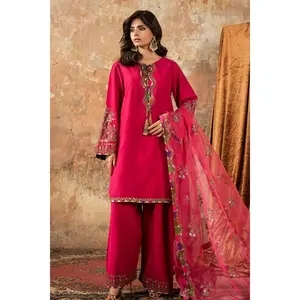 Raw Silk Festive 3 Piece CMA-6-138P