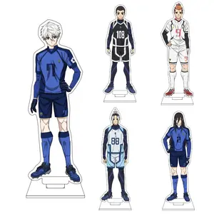 16CM Anime BLUE LOCK Cosplay Acrylic Figure Stand Plate Chigiri Hyoma Nagi Seishiro Bachira Meguru Isagi Yoichi Ornaments Gifts