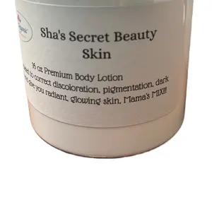 Sha's Secret Beauty Premium Body Lotion 16oz - Glutathione Formulated for Discoloration Correction & Radiant Skin Hydrating Moisturizer Restore Cosmetic Moisture