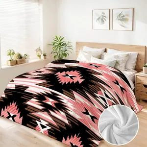 90"x108" Boho Flannel Fleece Blanket, Extra Large Bohemian Tapestry Throw, Soft Lightweight Mandala Pattern Bed Cover, Cozy Sofa Couch Decor for Bedroom Living Room, Unique Gift for Women Her Birthday Christmas outdoorfun
