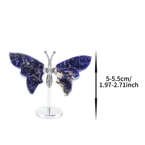 【Higher Crystal】1 count "Charming crystal Butterfly Ornaments - Unique Decor with Symbolic Depth"
