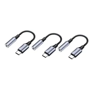 (3 Pack) USB C to 3.5mm Headphone Jack Adapter for iPhone 16 15, USB C to Aux for iPad Pro/Galaxy S24 S23 Ultra/Pixel 9
