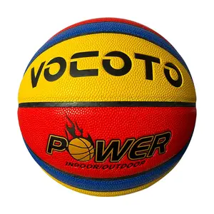 Vocoto PU Basketball, Size 7 Standard, Durable High Elasticity Anti-Slip Design, Indoor Outdoor Use, Perfect Gift for All Ages