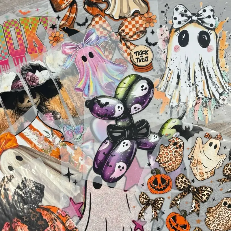 15-Piece Halloween DTF Mystery Bundle – A Surprise Mix of Spooky, Whimsical & Fun Transfers | Adult & Youth Sizes | Great for Shirts, Totes & Seasonal Projects