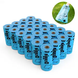 Dog Poop Bags for Dogs, Dog Bags for Waste 24 Rolls 360 Count, Doggie Bags for Poop Pet Doggy Waste Bags Rolls, Unscented Cats Litter Bags, Blue