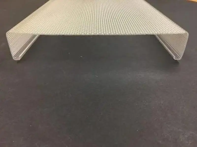 F-2373-2ft: 2 Lite Wrap Around Replacement Light Cover 23 13/16" (L) x 8 1/16" (between the hooks =7 1/4″) x 1 5/8"  (Depth)