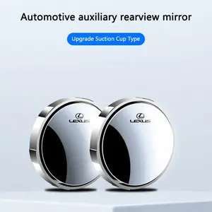Car Rearview Mirror 360° Small Round Mirror, Adjustable Auto Accessories, Compatible with Lexus Models, Durable Design