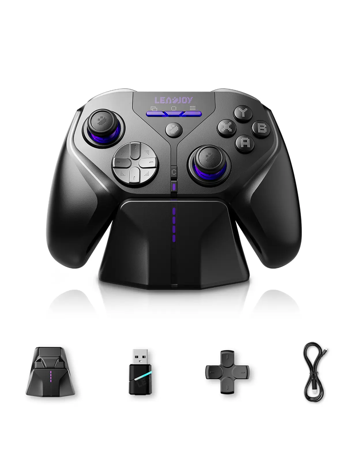 Leadjoy Xeno Plus Wireless Game Controller for PC/Steam/iOS/Android/Switch, Dual-mode Trigger, TMR joystick,1000 Hz Polling Rate
