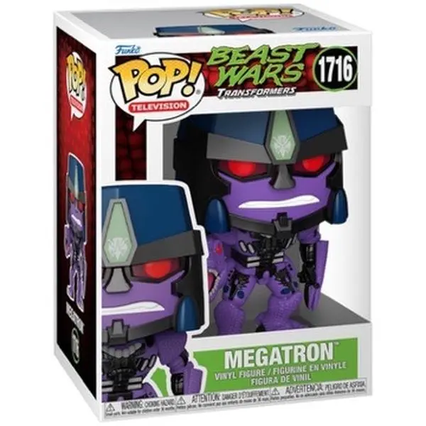 Funko Pop! Television Beast Wars Transformers Megatron Vinyl Figure 1716 Collectible Toy