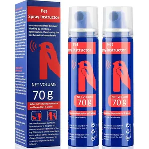 Dog Corrector Spray 70ml 2 Pack Pet Trainer Spray, Corrector Spray for Dog to Stops Barking, Jumping Up, Food Stealing, Dog Fights, Avoidance, Unwanted Dog Behaviour