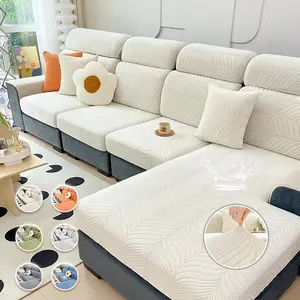 Sofa Cushion Cover, Universal Wear-Resistant Sofa Cover, Splicable Combination Sofa Slipcover, Elastic Band Fixed Sofa Protector, Suitable for Sectional Sofas, Single Chairs, Two-Seater Sofas, and Sofa's Integrated Design, Perfect Christmas Gift