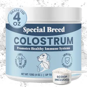 Bovine Colostrum for Dogs and Cats Grass Fed Colostrum Powder Immune Support Allergy & Itch Relief Gut Health & Seasonal Allergy Defense 300 ct