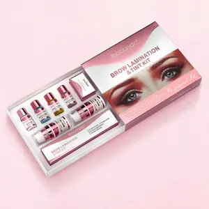 Eyebrow Perming Kit, 1 Set Eyebrow Perming & Fixing Agent, Professional Eyebrow Makeup Tool for Women & Girls
